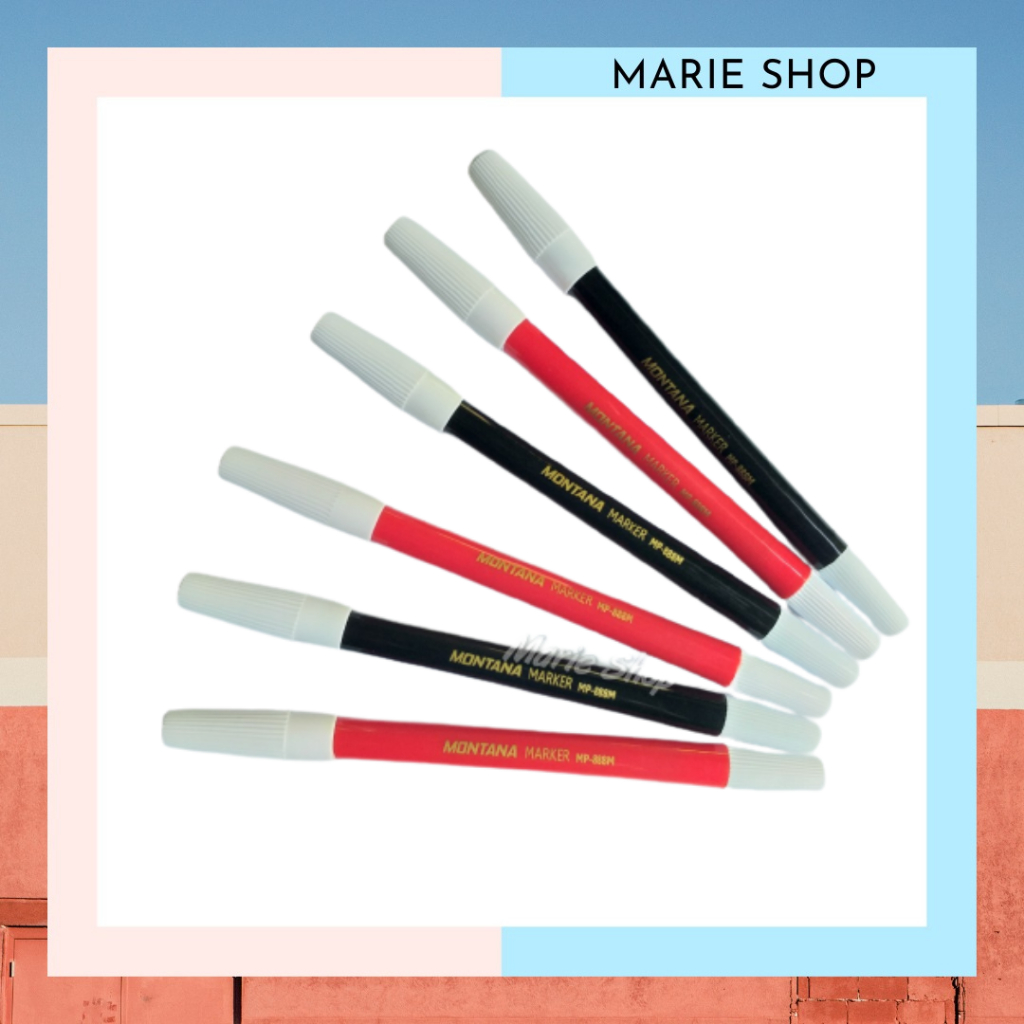

SPIDOL MONTANA MARKER MP-888M / SPIDOL MONTANA HITAM MERAH KECIL / SPIDOL MURAH