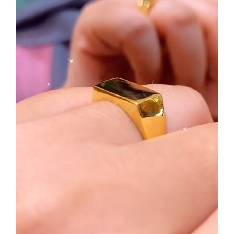 cincin padat emas 24k kadar 99