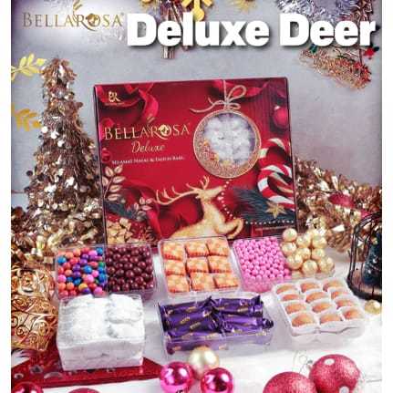 

HAMPERS KUE KERING NATAL BELLAROSA DELUXE SANTA DEER CHRISTMAS PREMIUM