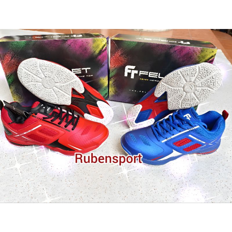 Clearance Sale Sepatu Badminton NEW  Felet OriginaL no. 45 Red