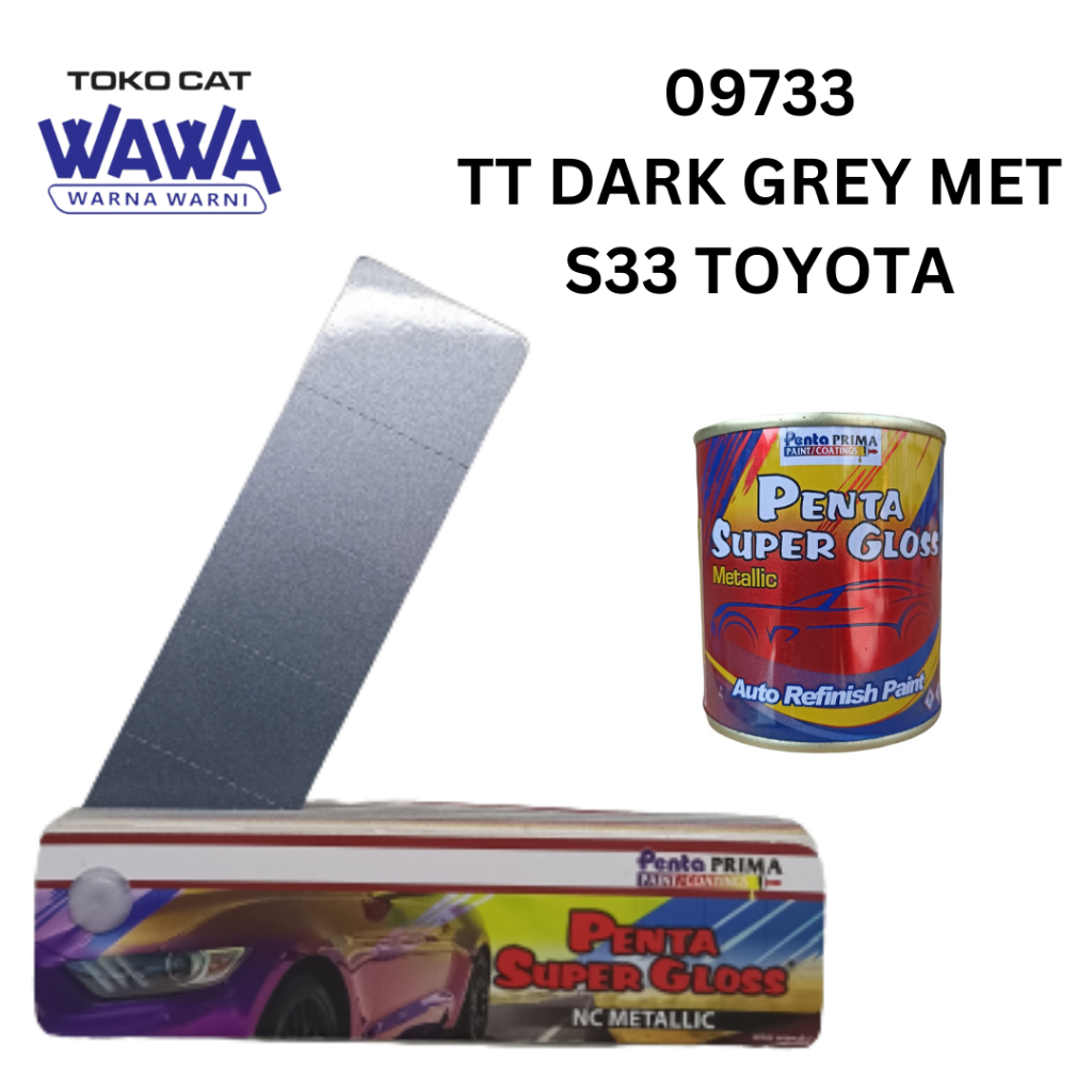 Cat Duco Penta Super Gloss nc metallic TT DARK GREY MET S33 TOYOTA 09733