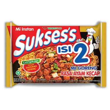 

Suksess Mi Goreng Ayam Kecap Isi 2 129gr