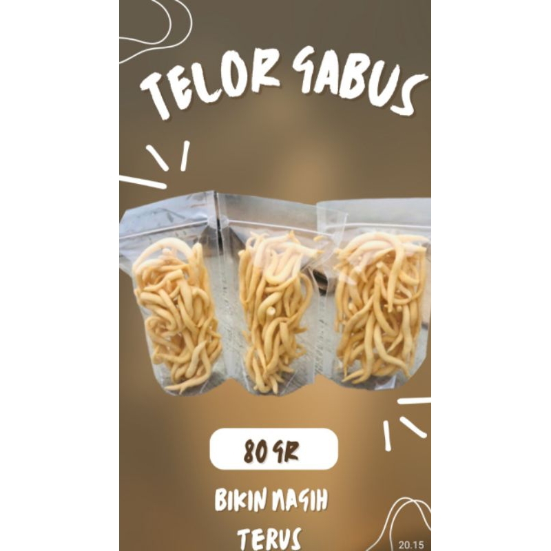 

Telu Gabus dengan 2 varian rasa keju dan ubi 80 gram lezat