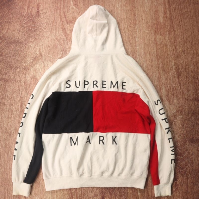 Hoodie Supreme Mark Putih