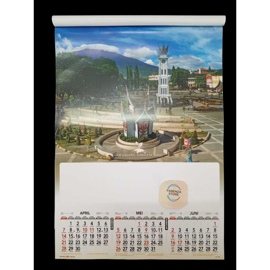 

Kalender Dinding Triwulan 2024 Pariwisata Indonesia AO 109