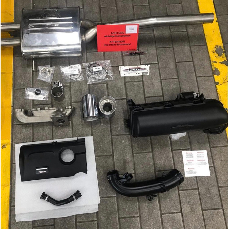 Original MINI Cooper R56 R57 R58 R59 JCW Tuning Kit Exhaust System Knalpot Mobil JCW