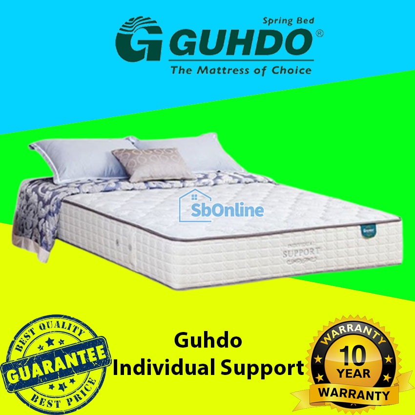 Guhdo Springbed Individual Support (28cm) rebonded pocket spring (Kasur Saja)