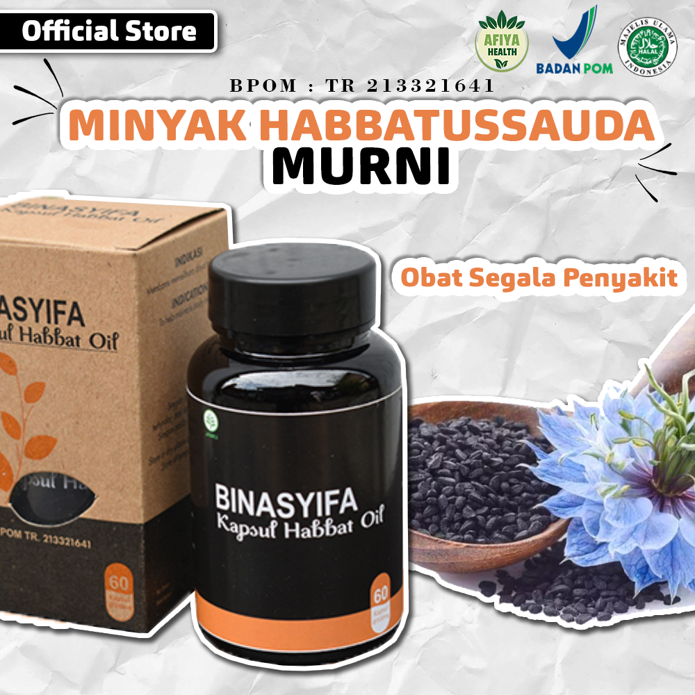 Kapsul Habbat Oil Habbatusauda Minyak Jintan Hitam Menyehatkan Jantung Melancarkan Sirkulasi Darah H