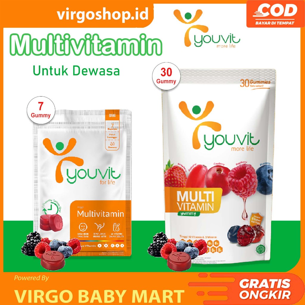 Youvit Multivitamin Dewasa Untuk Menjaga Imunitas Tubuh dengan Vitamin C, Vitamin D