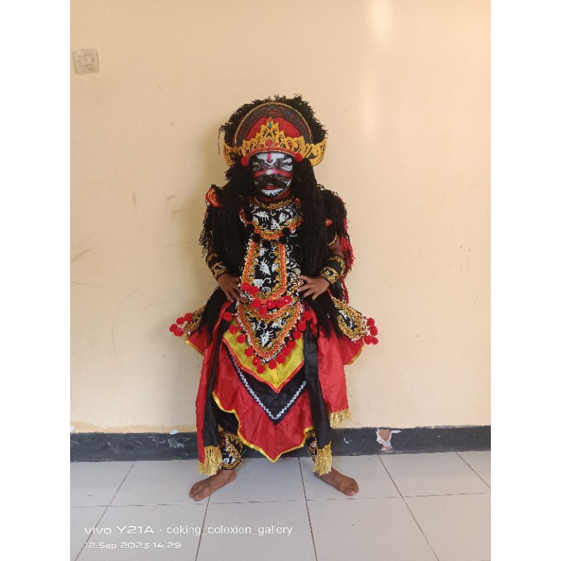 pakaian jaranan buto anak kecil