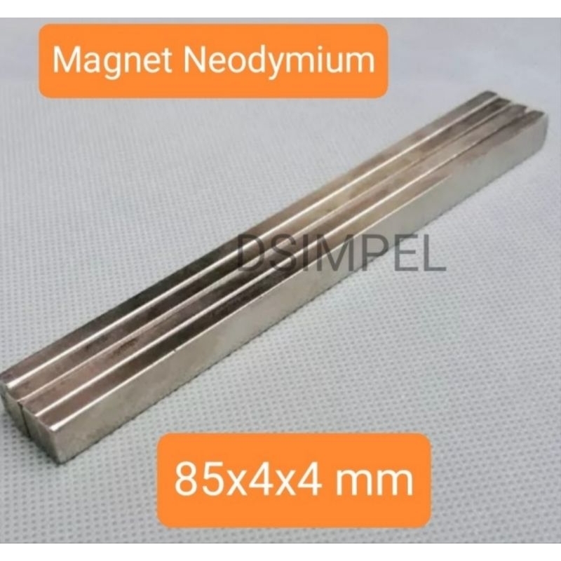 Magnet kotak Neodymium N52 85x4x4 mm