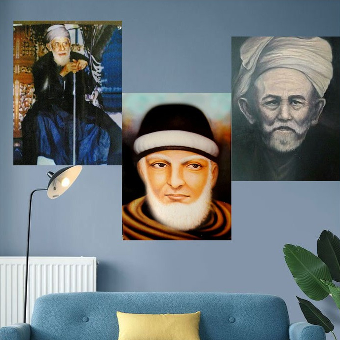 PIGURA foto habaib foto ulama 30x40cm A3 WALL DECOR KAYU ULAMA 03