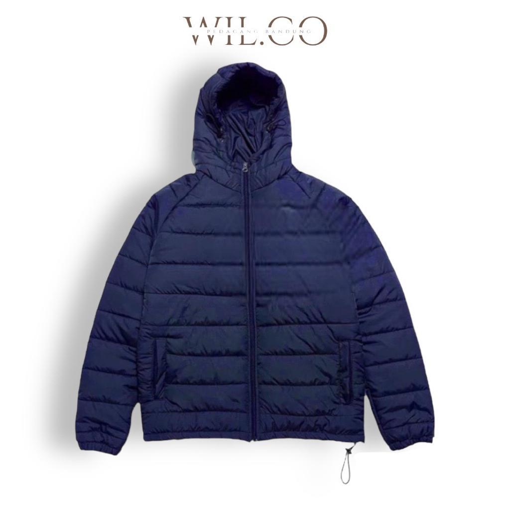 Jaket puffer gelembung pria jaket gunung