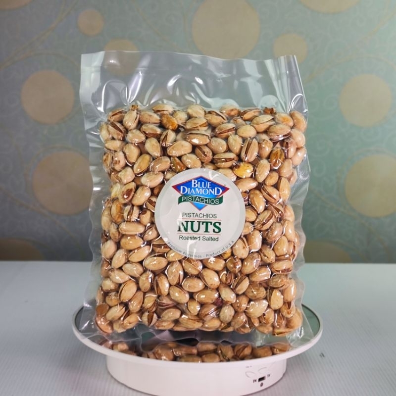 

Kacang Pistachio Panggang 450gr tanpa pemutih vacum pack Blue Diamond