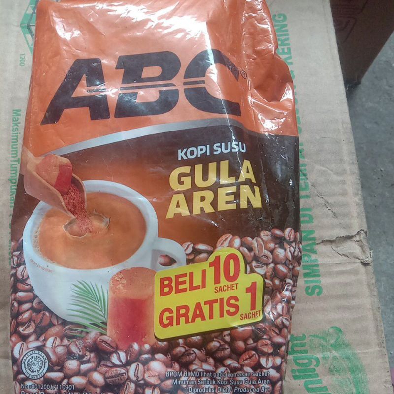 

ABC Kopi Susu Gula Aren Beli 10 Gratis 1 (11 Bungkus)