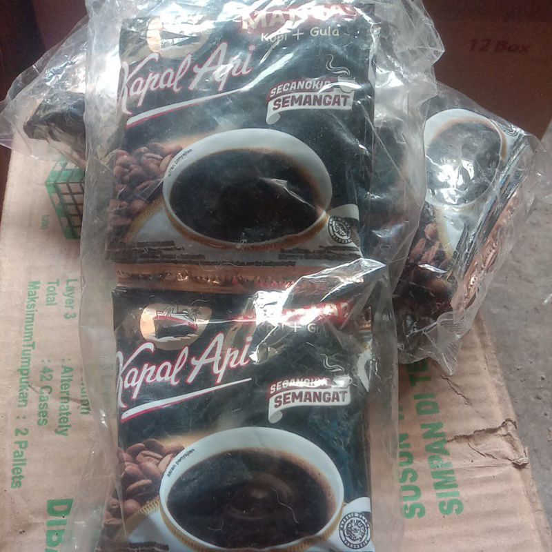 

Kapal Api Mantap Kopi + Gula (10Bungkus)