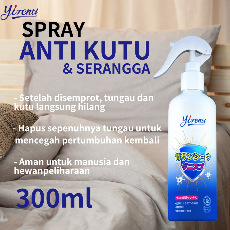 【yirenti】Semprotan Pembasmi Anti Tungau, tungau kasur spray ，tungau tempat tidur，Kutu Kasur, semprot