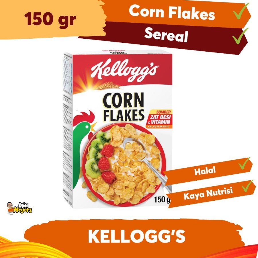 

Kellogg's Corn Flakes Sereal Sarapan Jagung 150g - WuMeyers Makassar