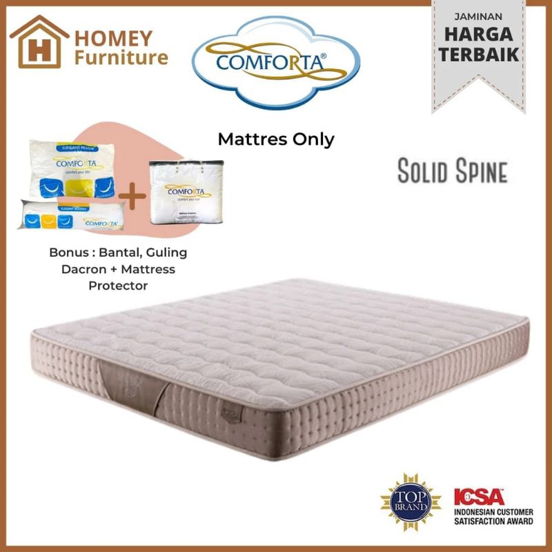 SPRING BED SOLID SPINE TERBARU SPRING BED MEWAH SPRING BED COMFORTA