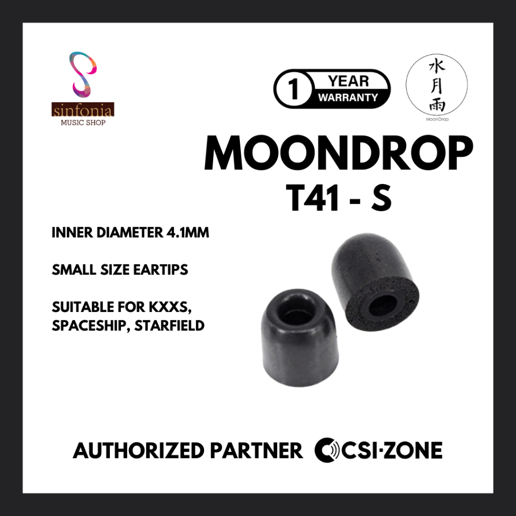 Moondrop MIS-TIP Sponge Eartips T41 - S