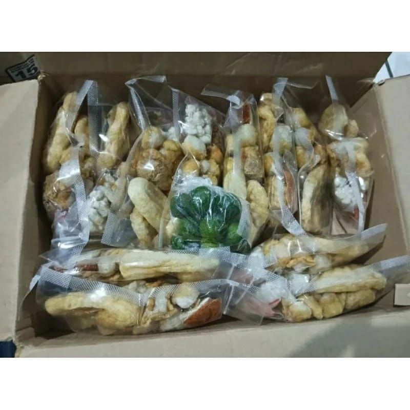 

Paket hemat 10 pack cuanki lidah tanpa aci