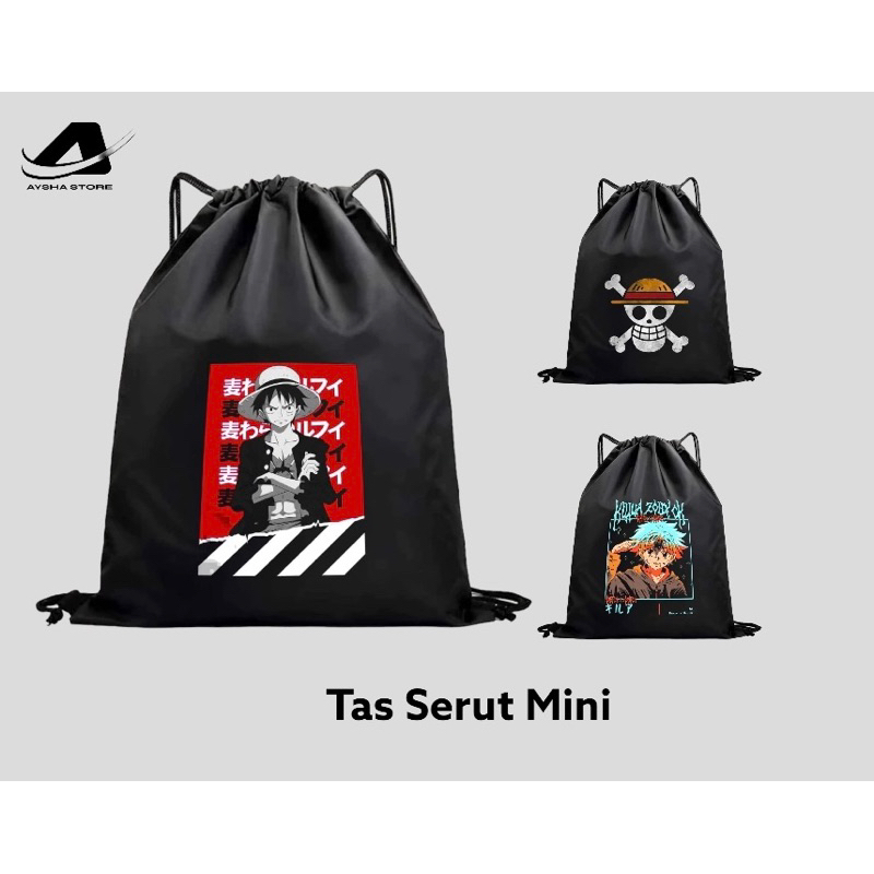 Tas Serut Murah/ Tas Sekolah Remaja Anak-Anak Pria Wanita