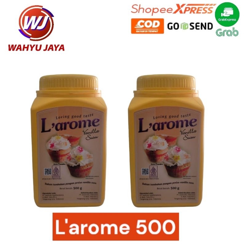 

l'arome vanila milk powder 500 gram