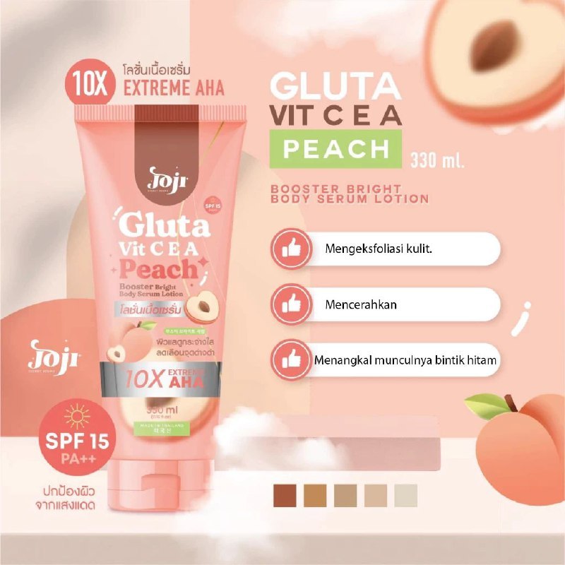 JOJI SECRET YOUNG GLUTA PEACH BODY SERUM LOTION