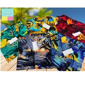 KEMEJA PANTAI PRIA KEMEJA PRIA MOTIF PANTAI KEMEJA SANTAI HEM PANTAI