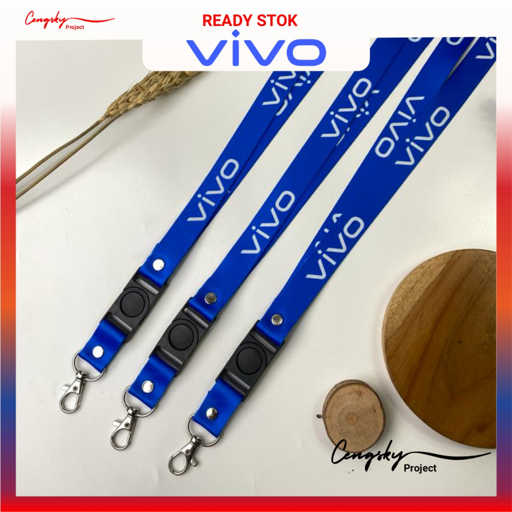 

Tali ID Card VIVO Lanyard Printing 2 Sisi