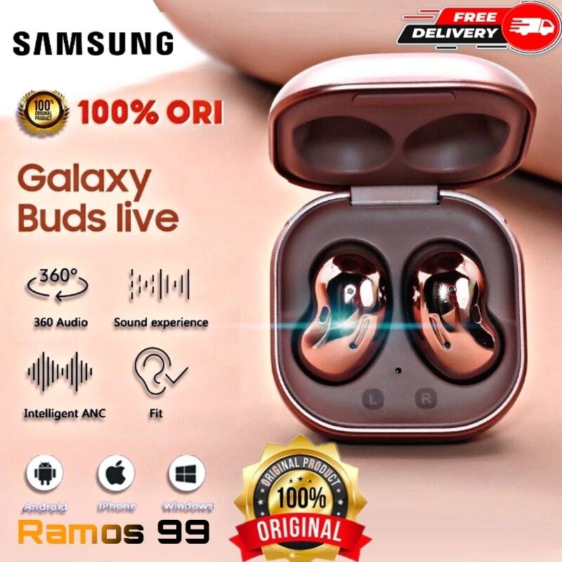 SAMSUNG GALAXY EARPHONE BUDS LIVE BLUETOOTH WIRELESS CHARGING ORI