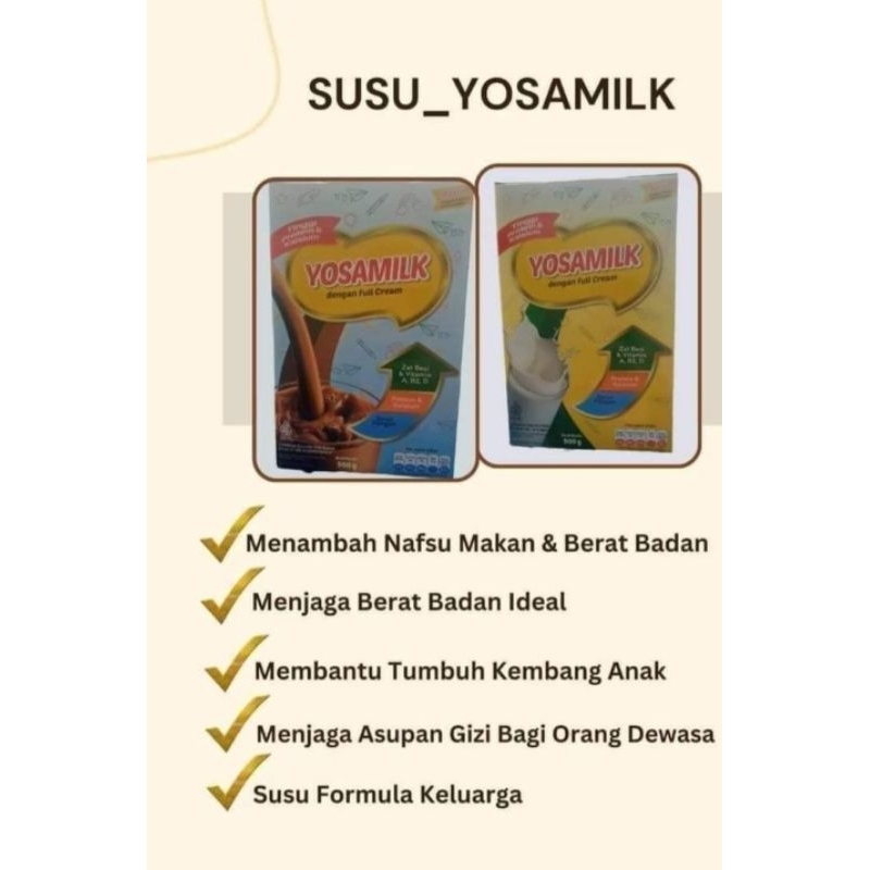 

SUSU YOSAMILK penggemuk badan