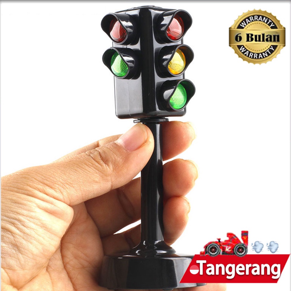 TERPERCAYA Mainan Traffic Light / Mainan Lampu Lalu Lintas /mainan Lampu Lalin