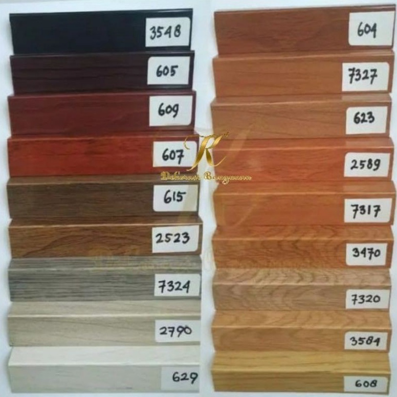 Ready stock LIST SIKU TANGGA / STEP NOSING PVC / LIST SIKU L /WLL / LIST SIKU MEJA / LIS SIKU / LIST