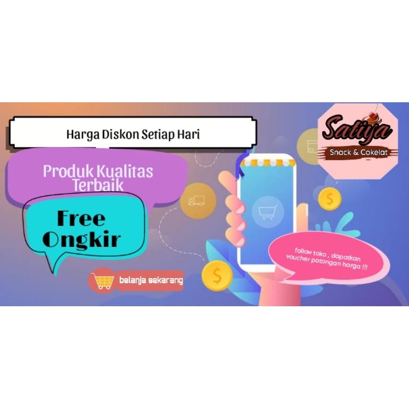 

Promo 7.7 Paket cokelat gift/hampers silverqueen chunkybar love