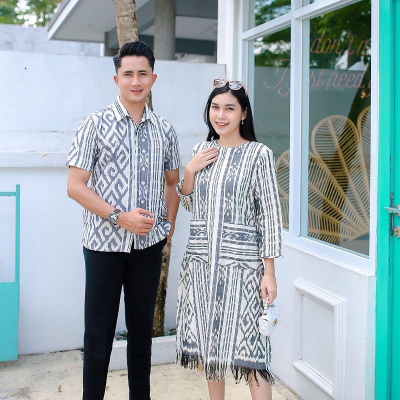 SET TENUN COUPLE PUTIH