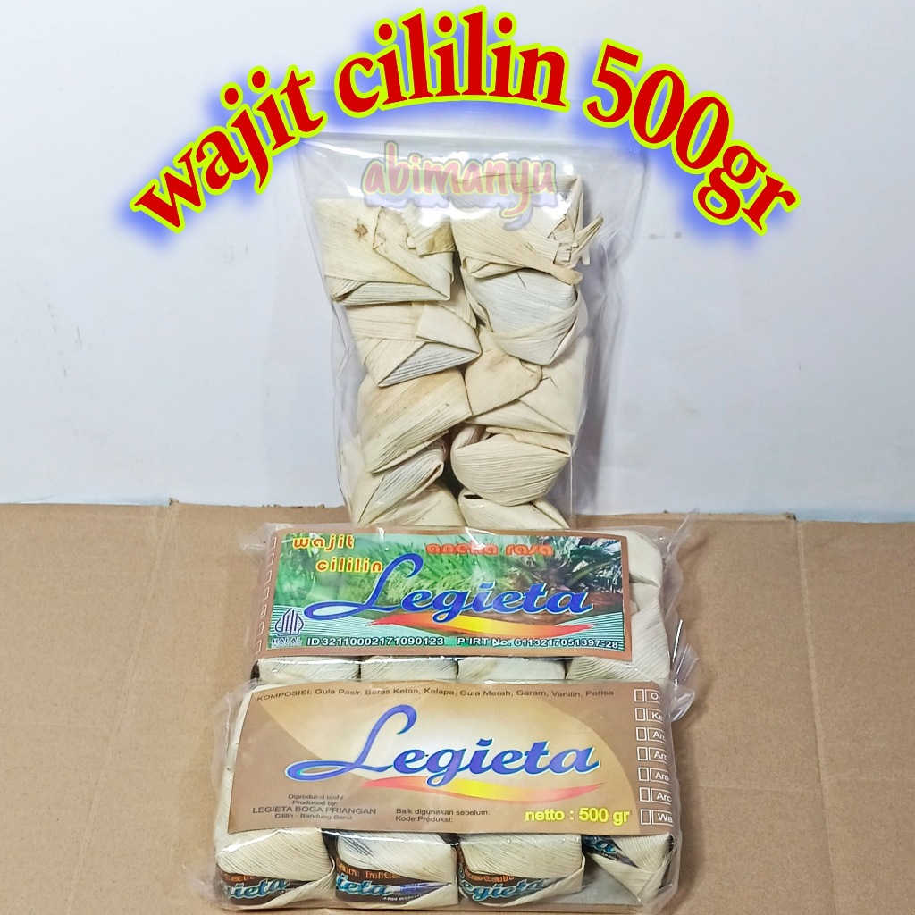 

wajit cililin aneka rasa 500 gram