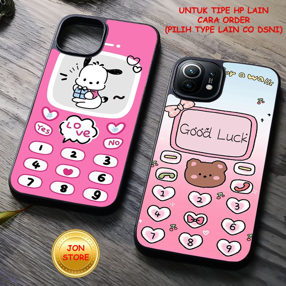 JON-STORE ( AA 55 ) Sofcase Glossy Kilau Motif ANIME UNIK HP JADUL Untuk IPHONE XR IP  X 11 12  13 1