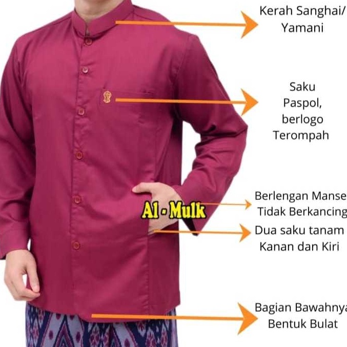 Limited Product JASKO KOKO SEMI JASS / Koko Exclusiv Al Mulk / Baju Koko Pria Tangan Panjang
