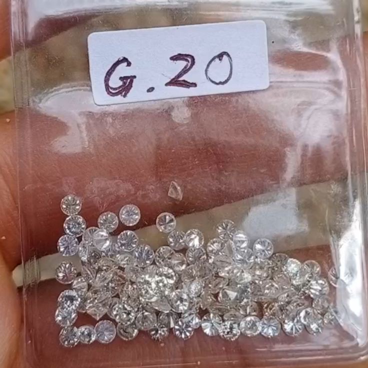 Pasti Tertarik Natural Diamond - Berlian Asli Eropa ukuran Gugur / pecah 20 (0,05 carat), berlian ta