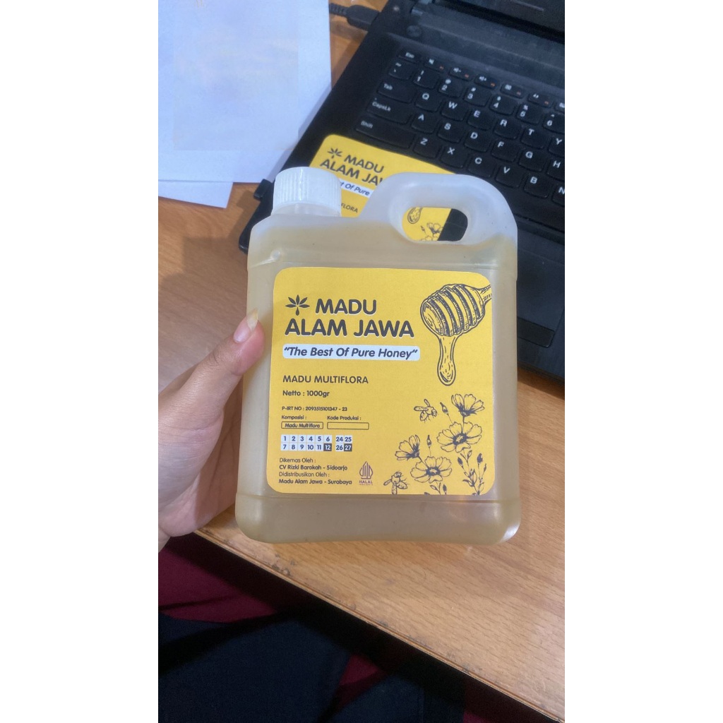 

Madu Asli dan Murni ukuran 1kg Raw honey natural Honey di jamin 100% Madu alam jawa