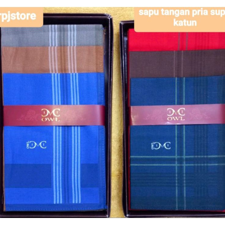 Makin murah SAPU TANGAN PRIA KATUN WARNA SUPER LEMBUT
