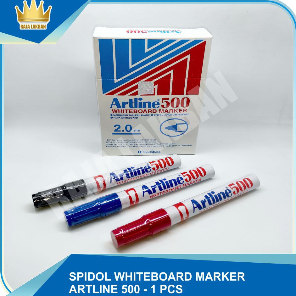 

Readystock Spidol Whiteboard Marker ARTLINE 500 - 1 Pcs