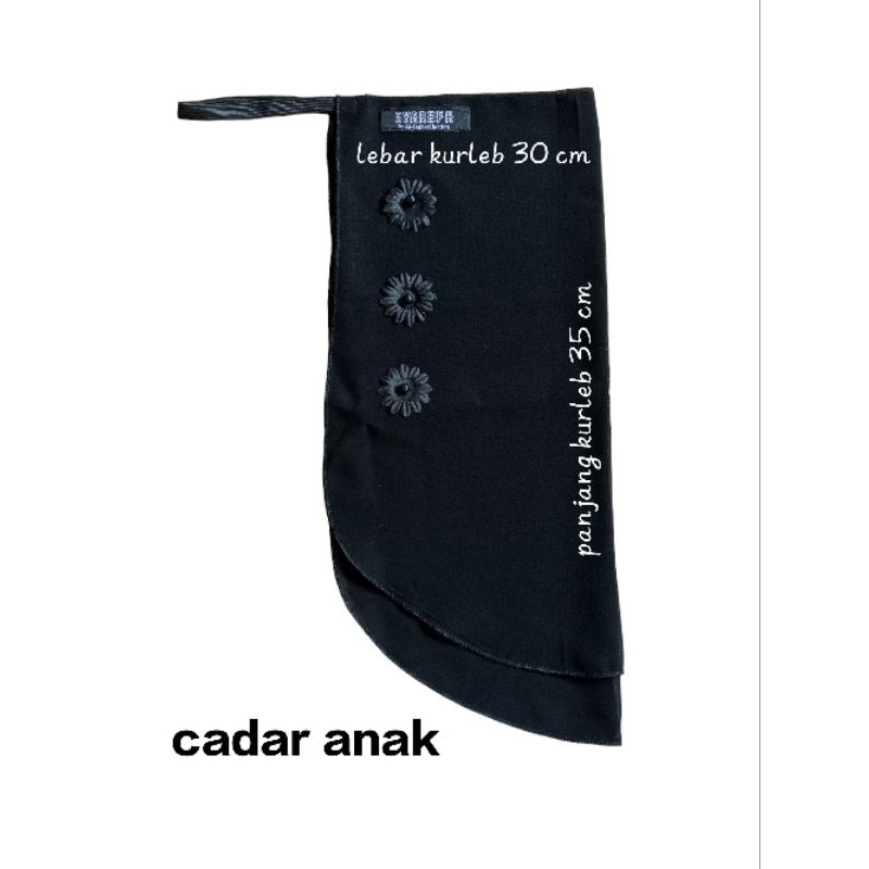 CADAR KARET ANAK HIASAN BUNGA 2LAYER bahan ceruty baby doll premium Toko kami menyediakan pakaian su