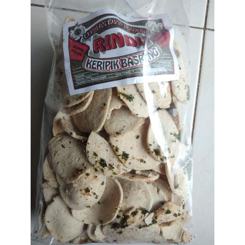 

Basreng RINDU Asin Original 500gr/Bakso goreng daun jeruk/Cemilan khas Bandung