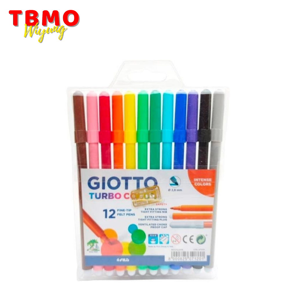 

TBMO Giotto Turbo Color / Spidol Warna 12 Warna 071100