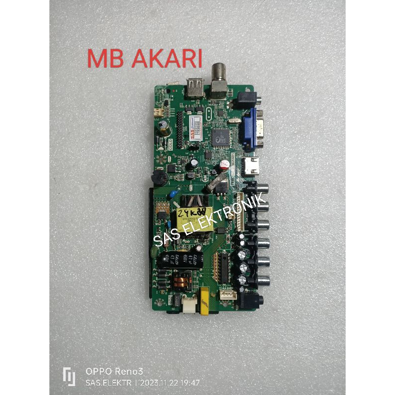 MB BOARD MOTHERBOARD MAINBOARD MESIN TV LED AKARI 24 INCH LE24K88ID LE-24K88ID LE-24K88 TP.VST59.PA6