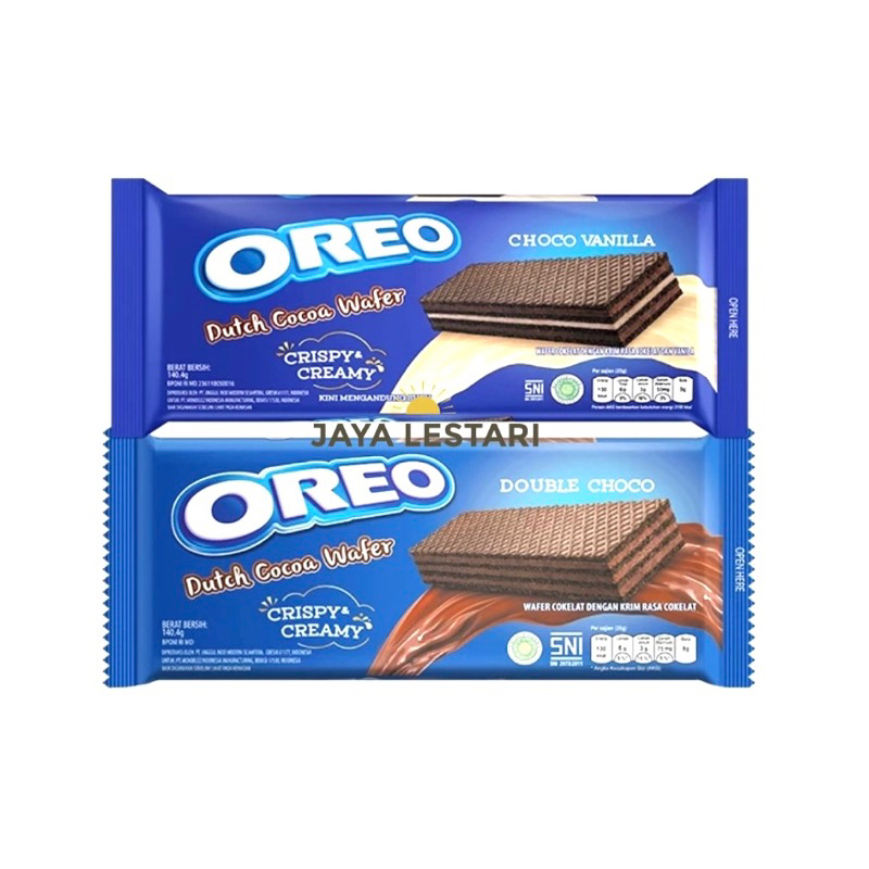 

Oreo Dutch Cocoa Wafer (2 Varian Rasa) (117g)