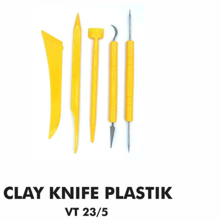 

V-TEC Alat Clay Knife Plastik TYPE : VT23/5 | Clay Tool