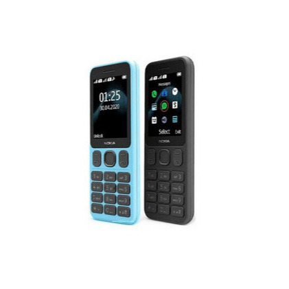 HP NOKIA 125 (BARU) [GARANSI 1 TAHUN] Radio, Dual SIM | Awet, Tombol Besar, Klasik